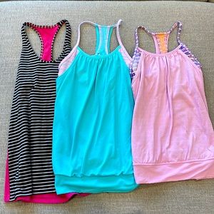 Girl’s Ivivva Tank Tops Lot of 3